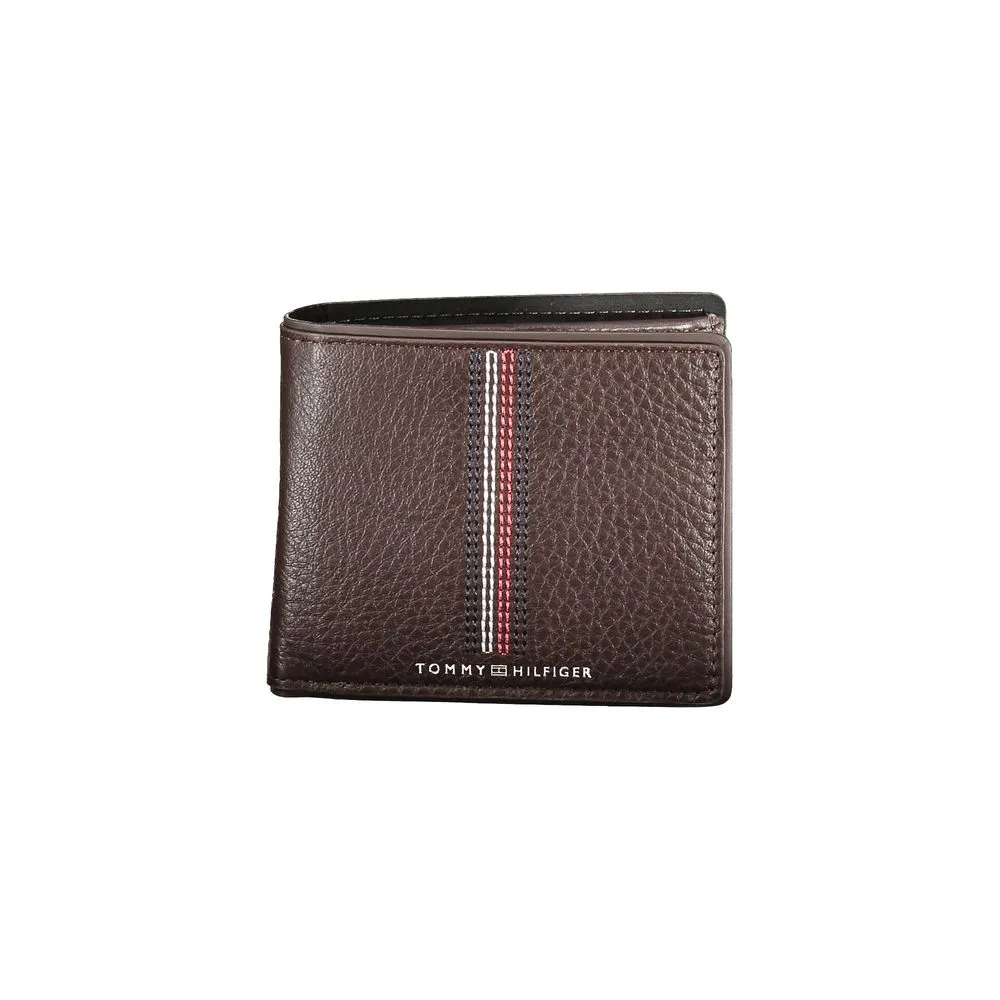 Tommy Hilfiger Men's Brown Leather Wallet