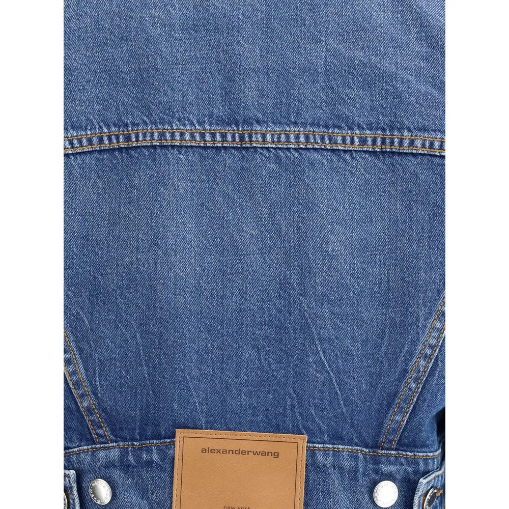 Alexander Wang Women's Cropped Denim Jacket