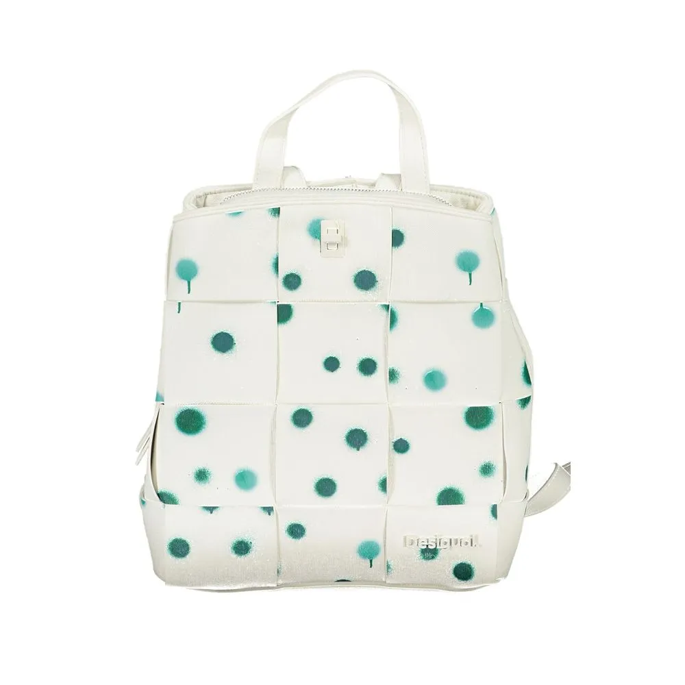 Desigual Women's White Polyethylene Backpack