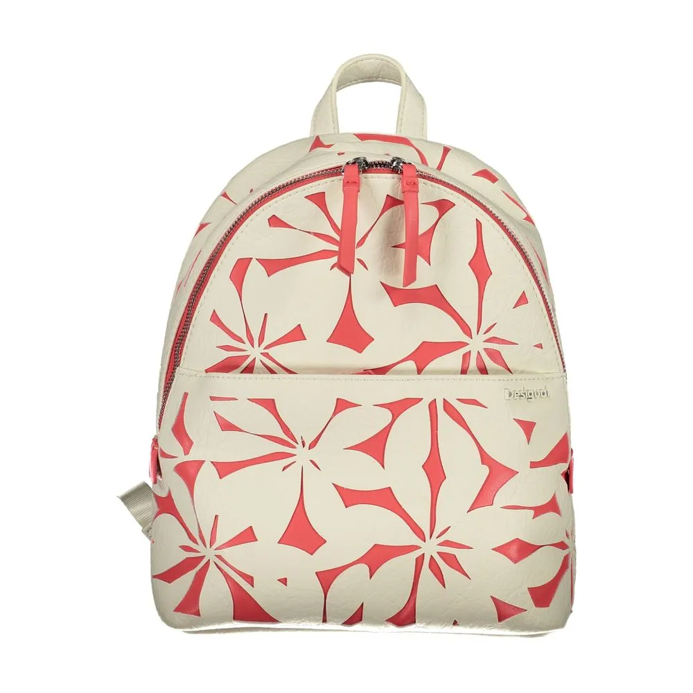 Desigual Women's White Polyethylene Backpack