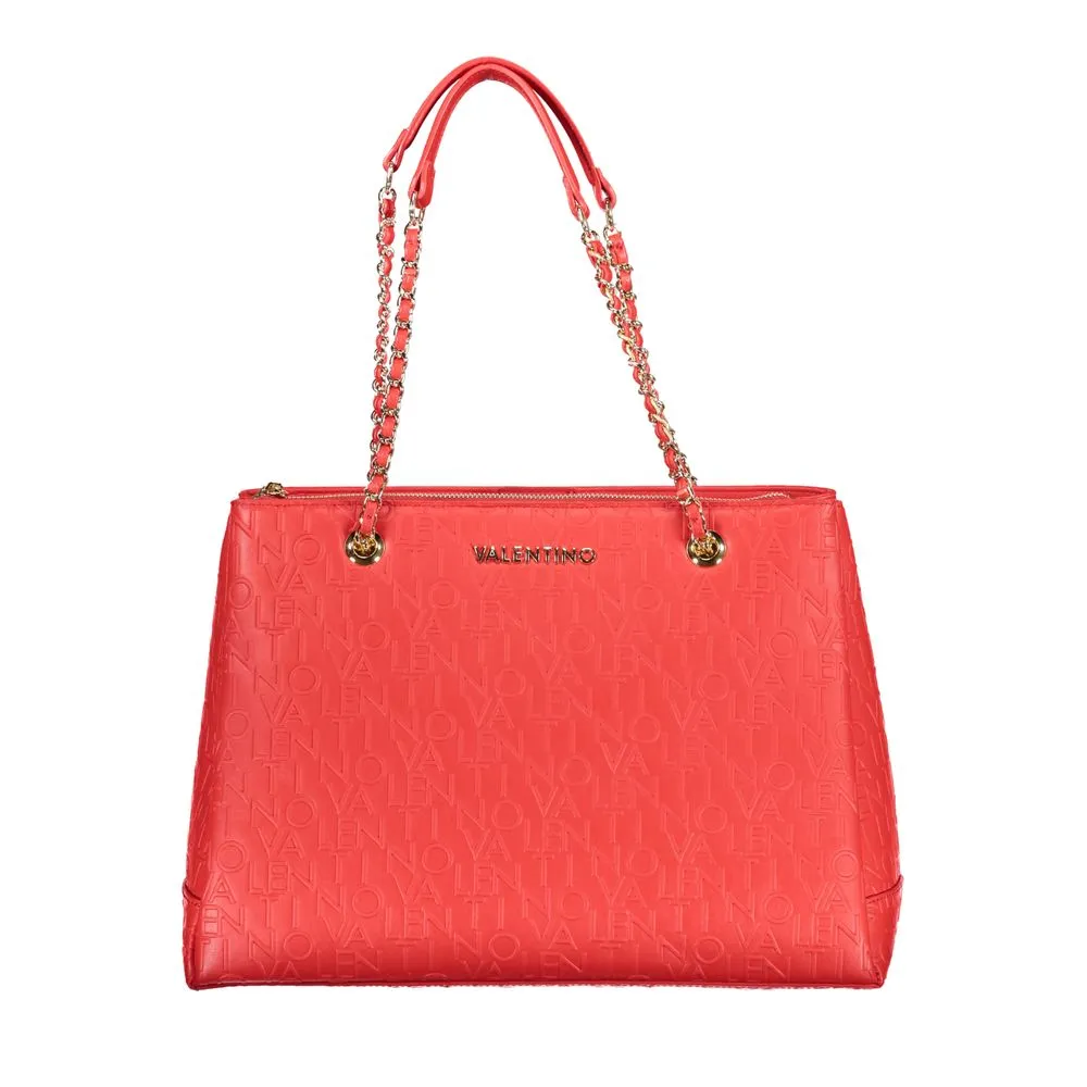 Valentino Bags Women's Red Polyethylene Handbag