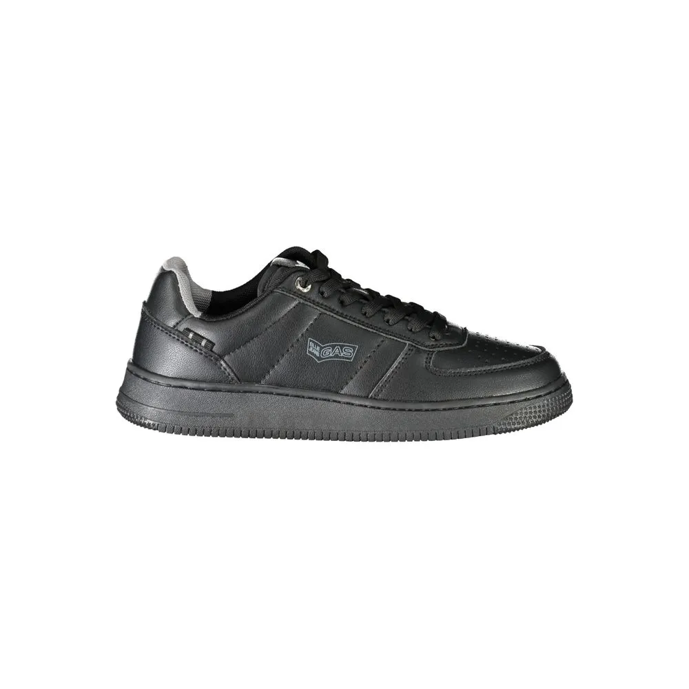 Gas Women's Black Polyester Sneaker