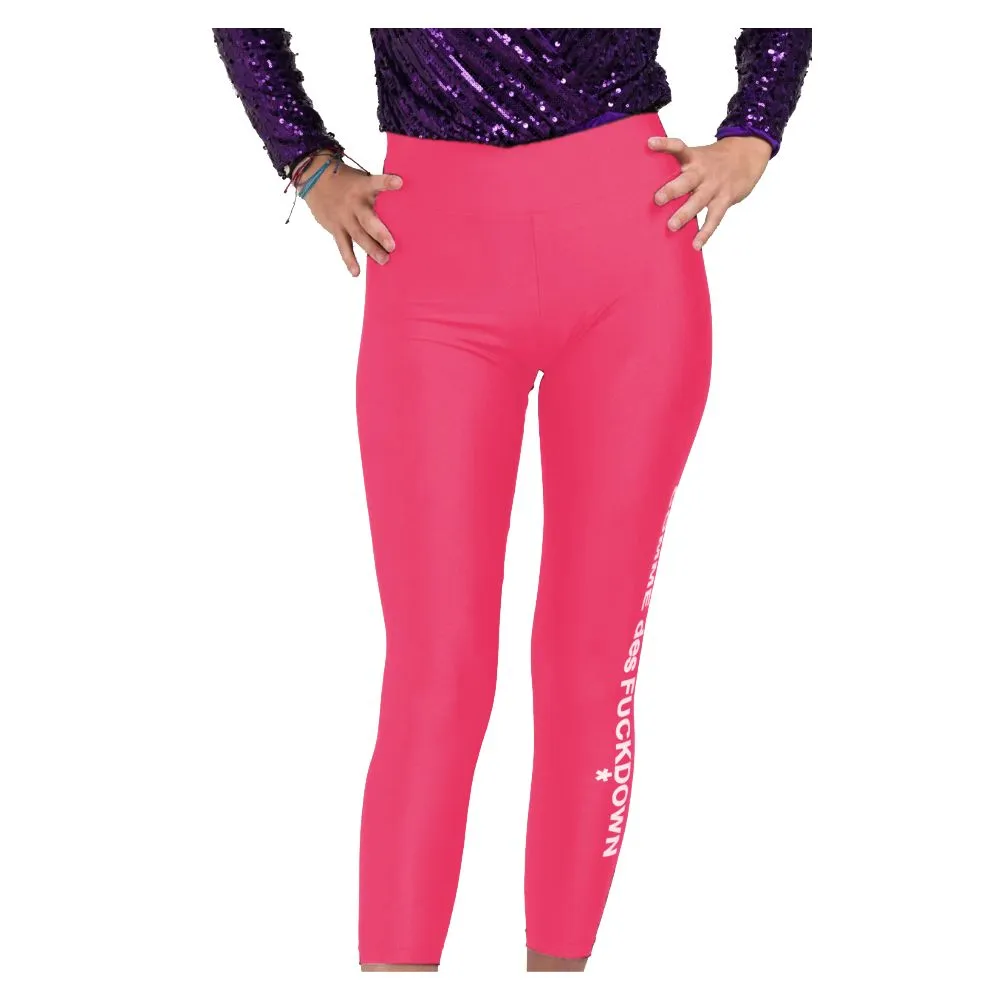 Comme Des Fuckdown Women's Pink Nylon Jeans & Pant