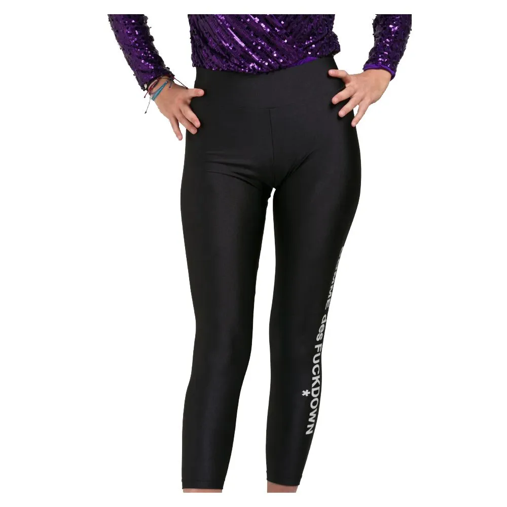 Comme Des Fuckdown Women's Black Nylon Jeans & Pant