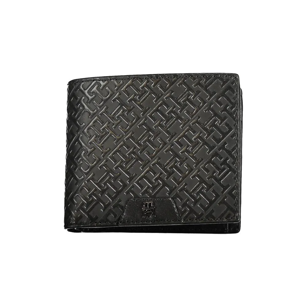 Tommy Hilfiger Men's Sleek Bifold Leather Wallet with Coin Purse