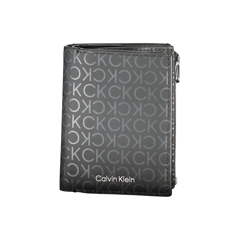 Calvin Klein Men's Black Polyester Wallet