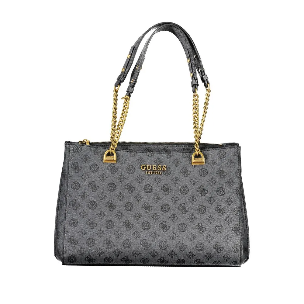 Guess Jeans Women's Black Polyethylene Handbag