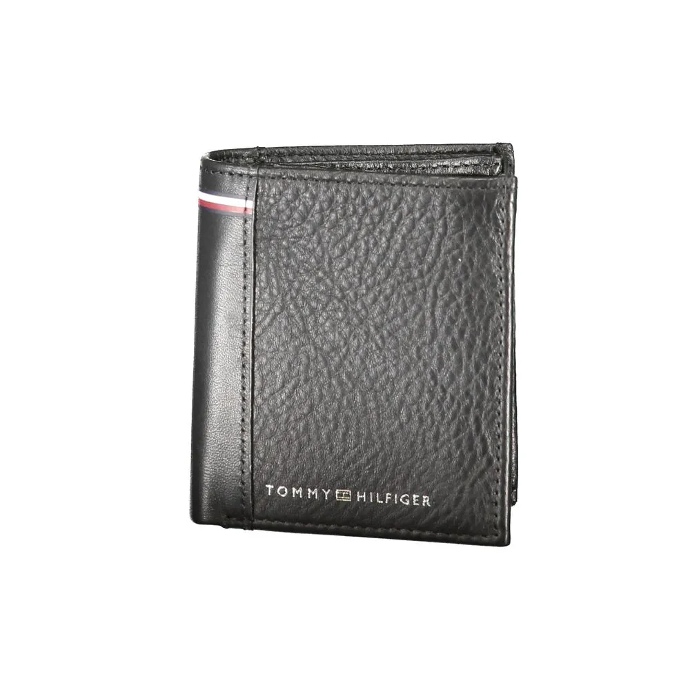 Tommy Hilfiger Men's Black Leather Wallet