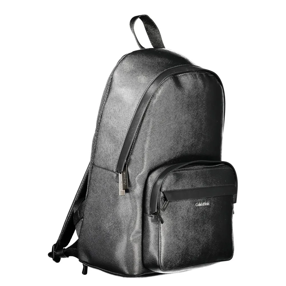 Calvin Klein Men's Black Polyester Backpack