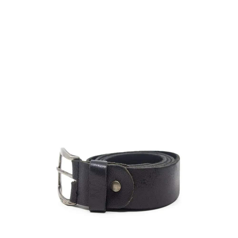 Jack Jones Men's Black Leather Belt