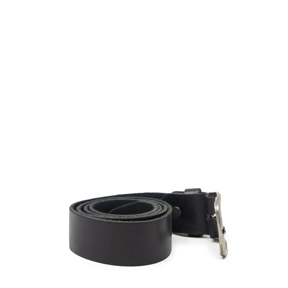 Jack Jones Men's Black Leather Belt