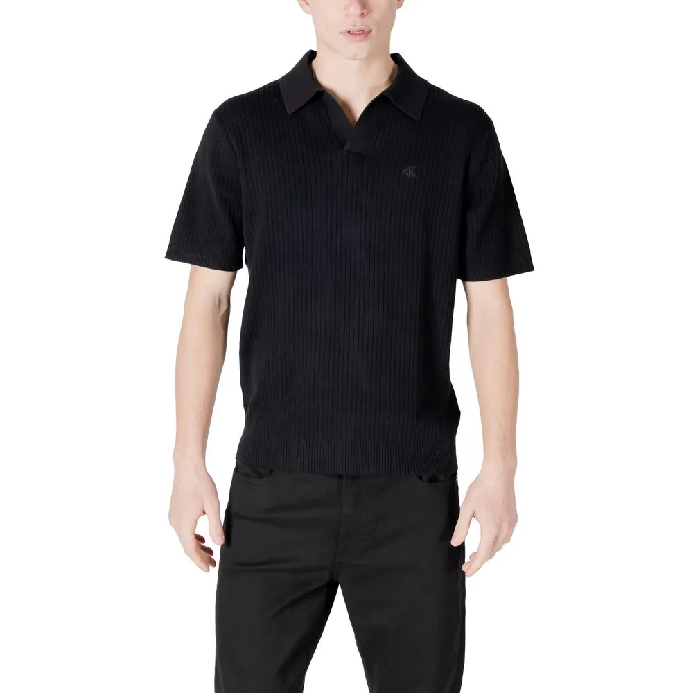 Calvin Klein Jeans Men's Black Cotton T-Shirt