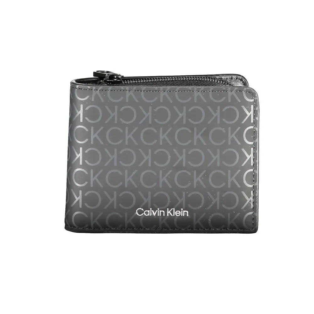 Calvin Klein Men's Black Polyester Wallet