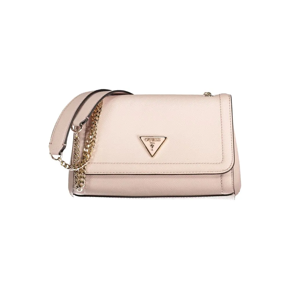 Guess Jeans Women's Pink Polyethylene Handbag