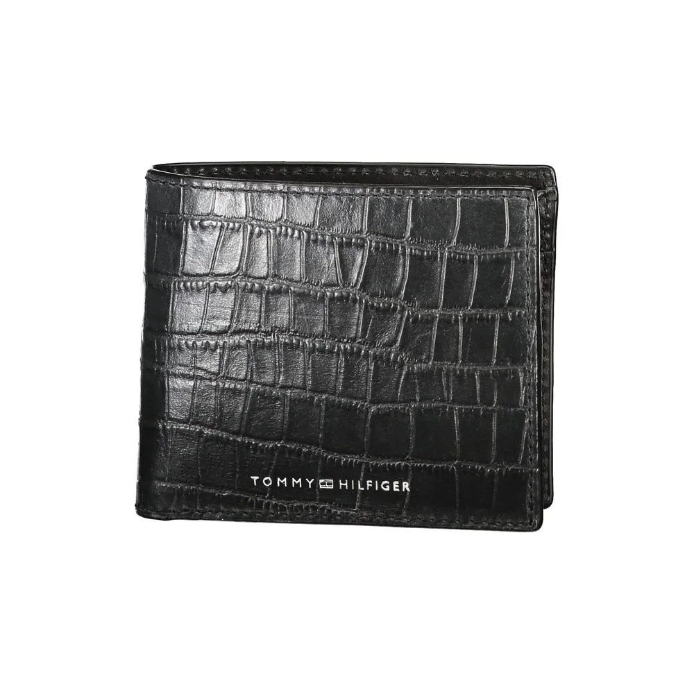 Tommy Hilfiger Men's Black Leather Wallet