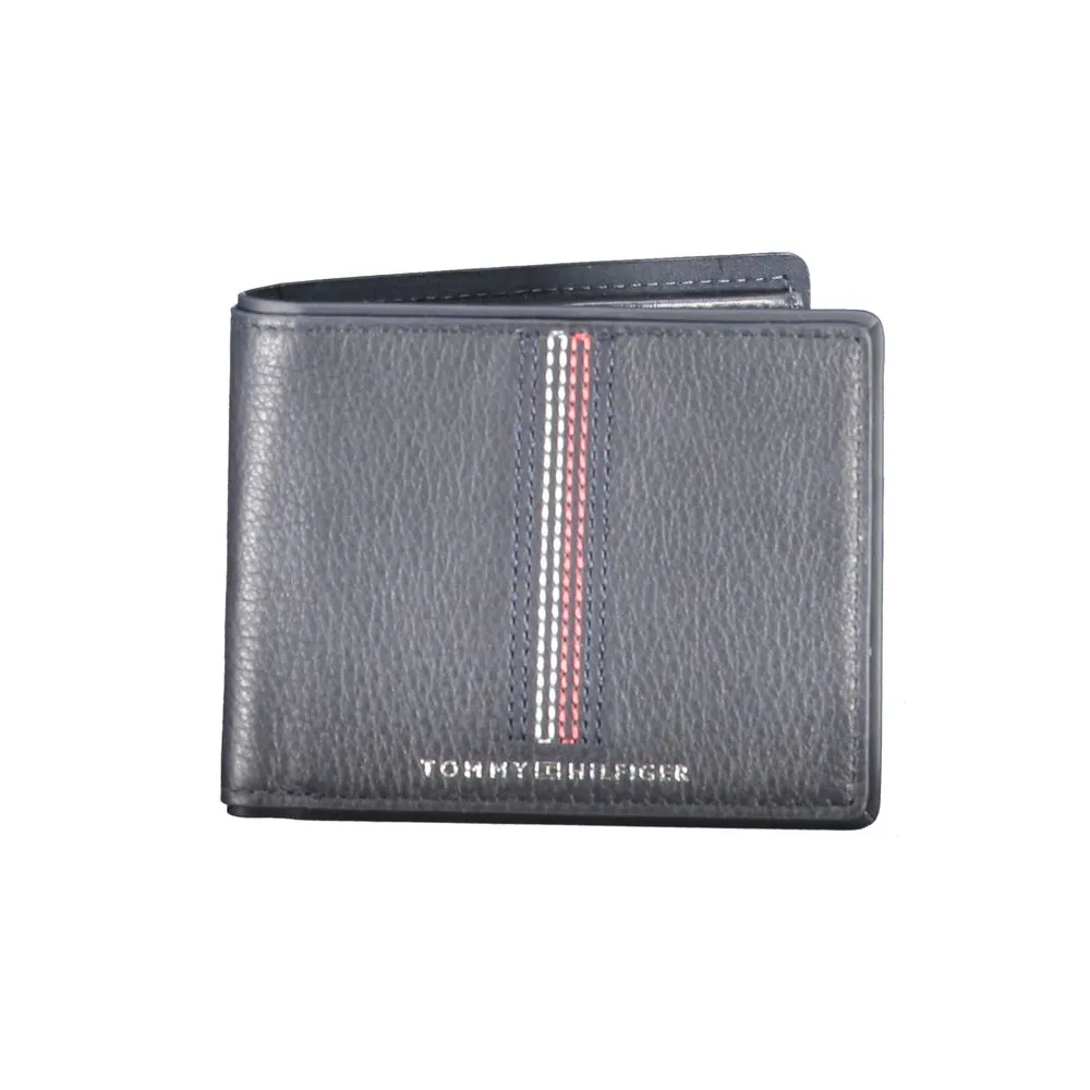 Tommy Hilfiger Men's Blue Leather Wallet