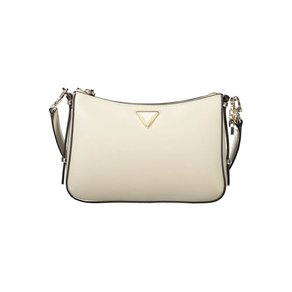 Guess Jeans Women's Beige Polyethylene Handbag