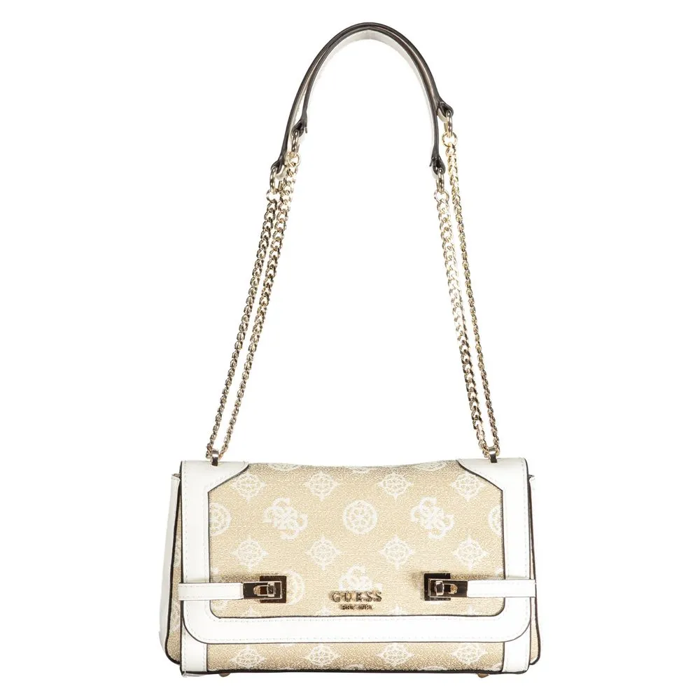 Guess Jeans Women's White Cotton Handbag