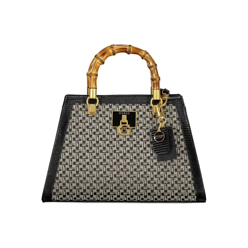 Guess Jeans Women's Black Cotton Handbag
