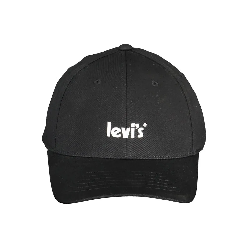 Levi's Men's Black Cotton Hats & Cap