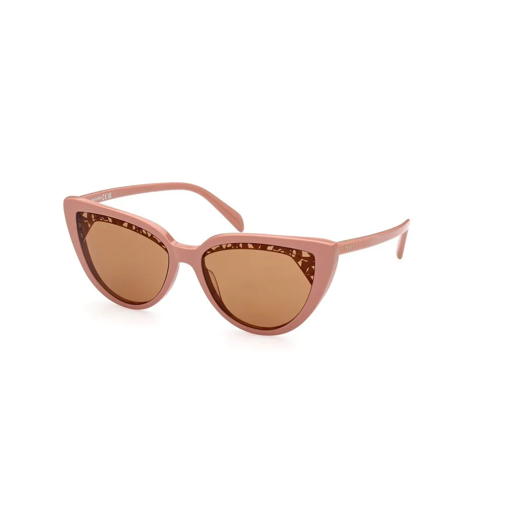 Emilio Pucci Women's Brown Acetate Sunglasses