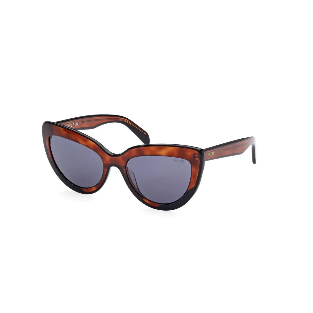 Emilio Pucci Women's Brown Acetate Sunglasses