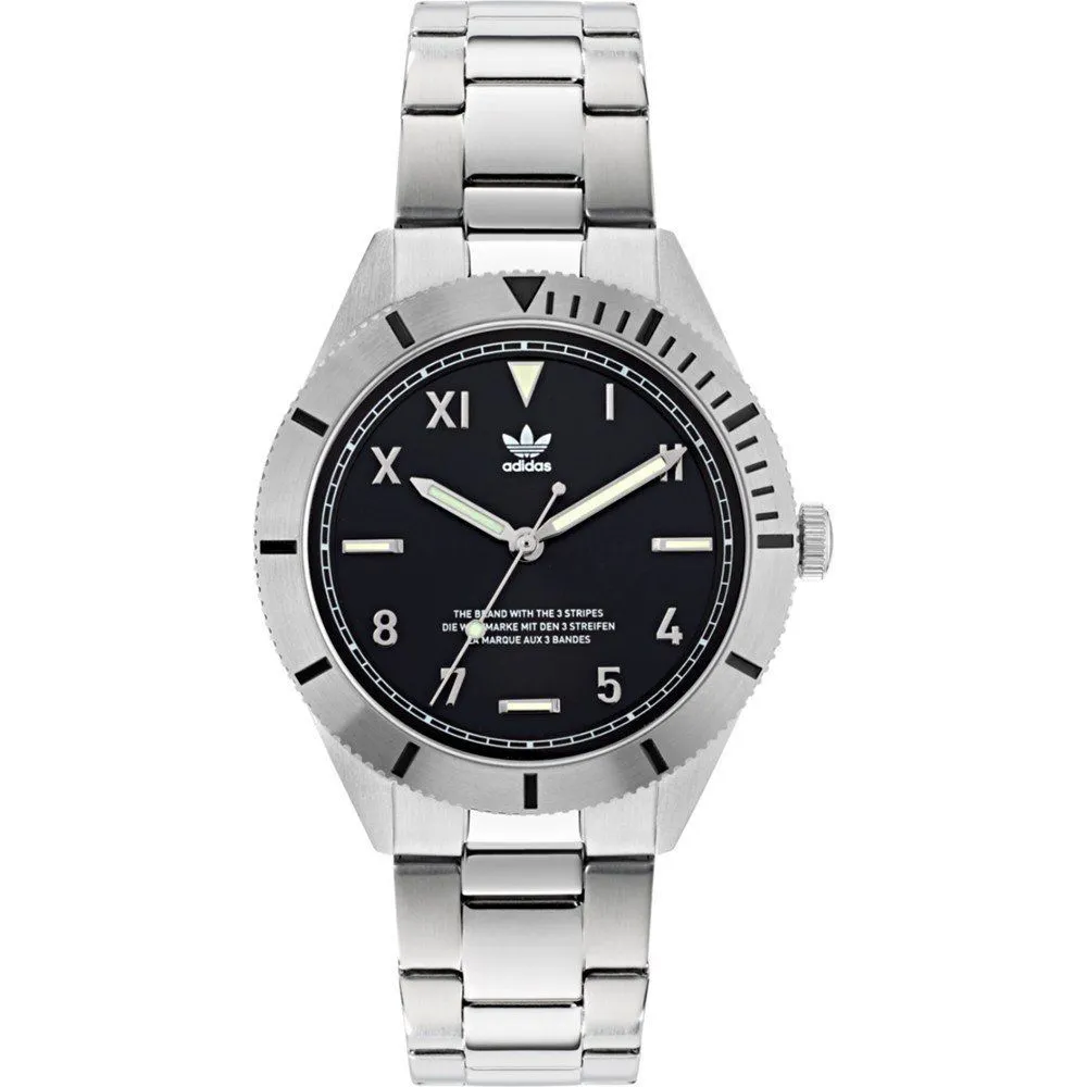 Adidas Unisex Gray Stainless Steel Stainless Steel Watch