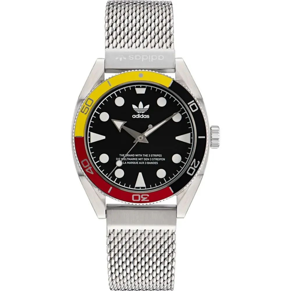 Adidas Men's Gray Stainless Steel Watch