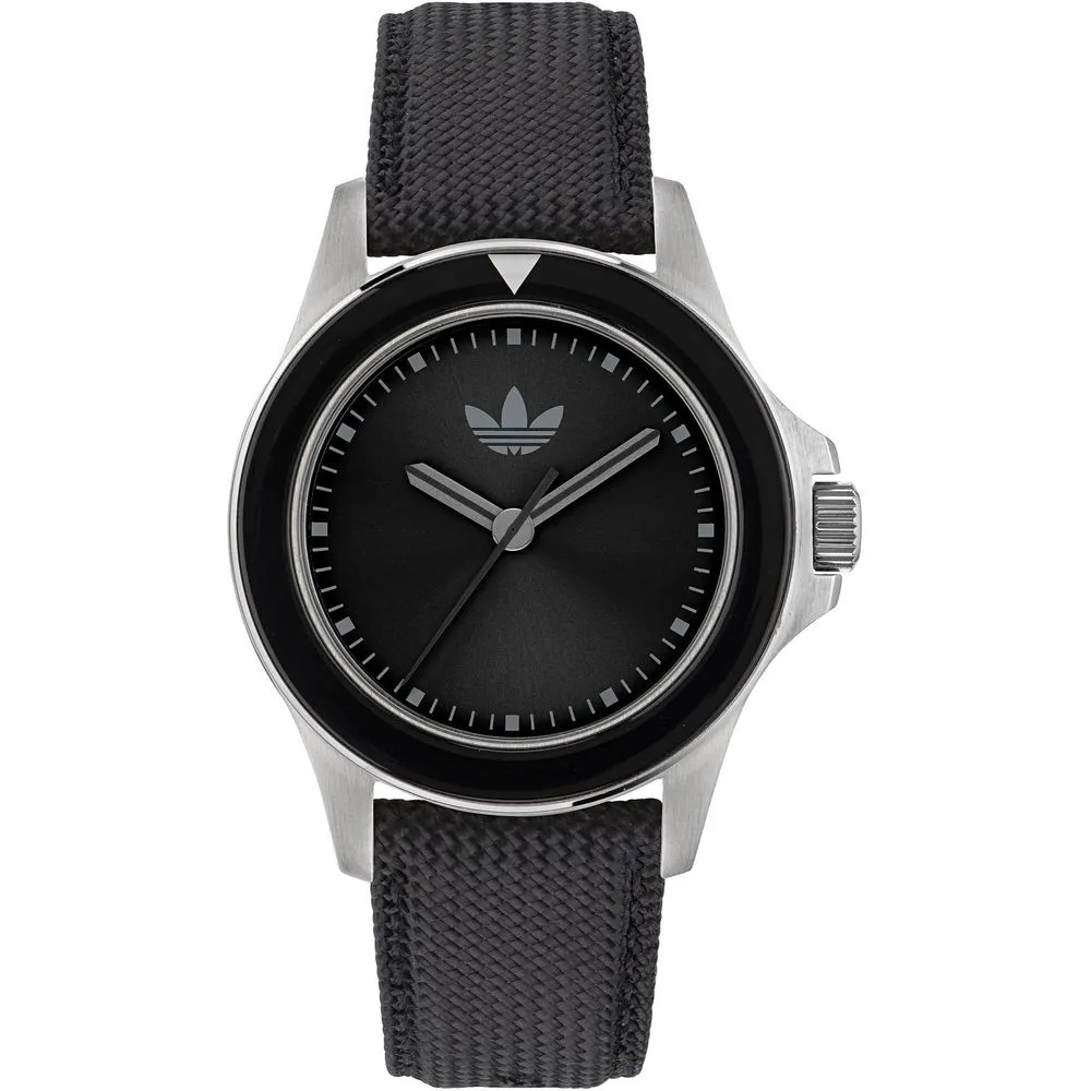 Adidas Unisex Black Fabric Watch
