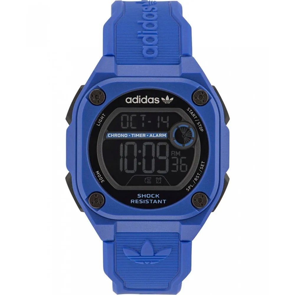 Adidas Unisex Blue Silicone Watch