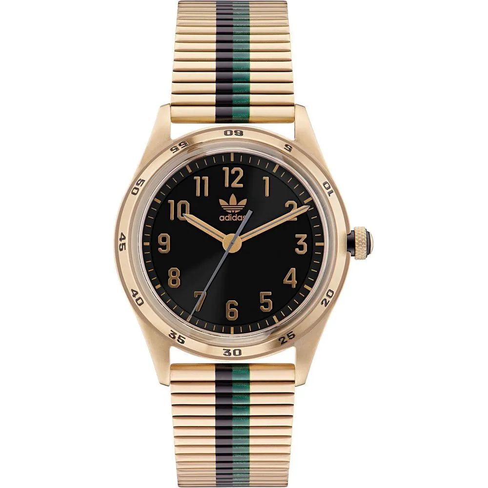 Adidas Unisex Gold Stainless Steel Watch