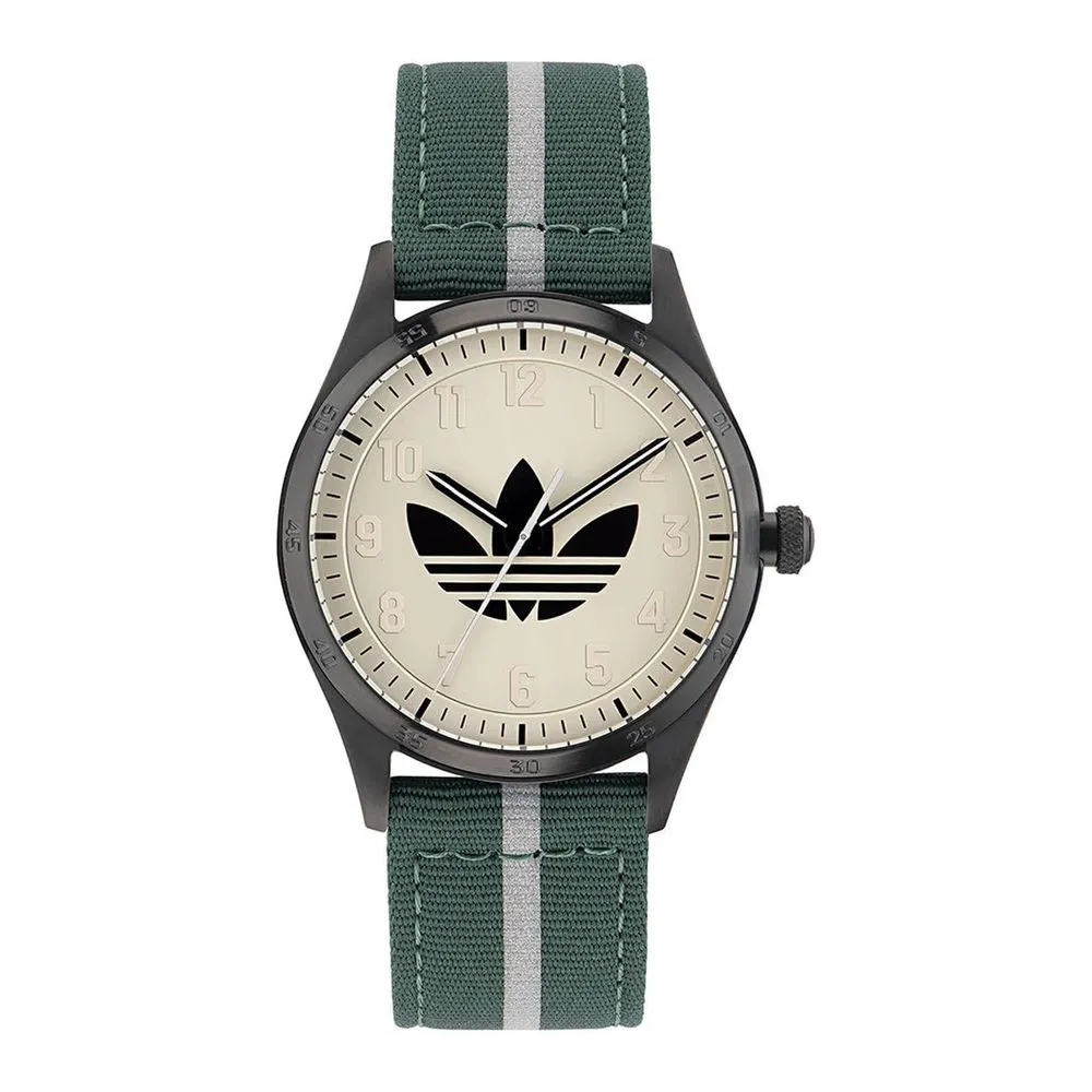 Adidas Men's Green Fabric Watch