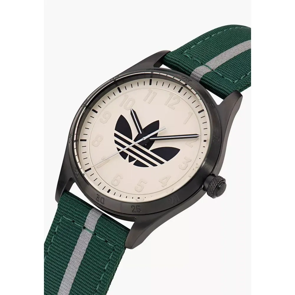 Adidas Men's Green Fabric Watch