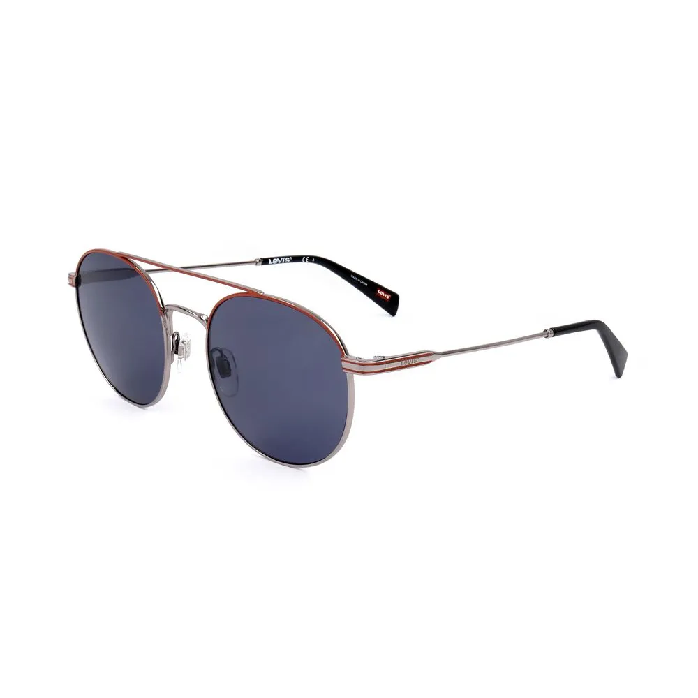 Levi's Unisex Gray Stainless Steel Sunglasses
