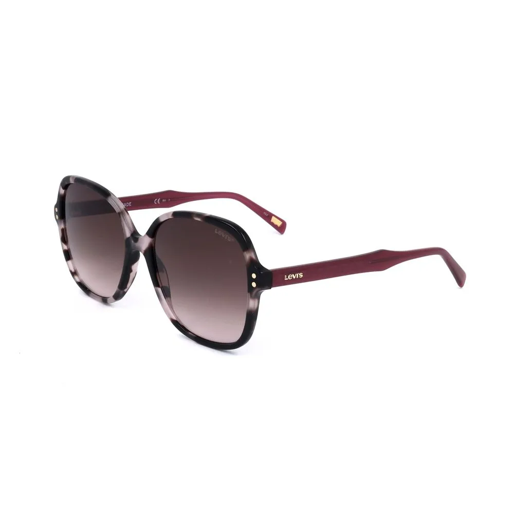 Levi's Women's Black Stainless Steel Stainless Steel Sunglasses
