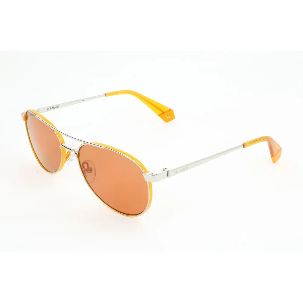 Polaroid Women's Gray Stainless Steel Sunglasses