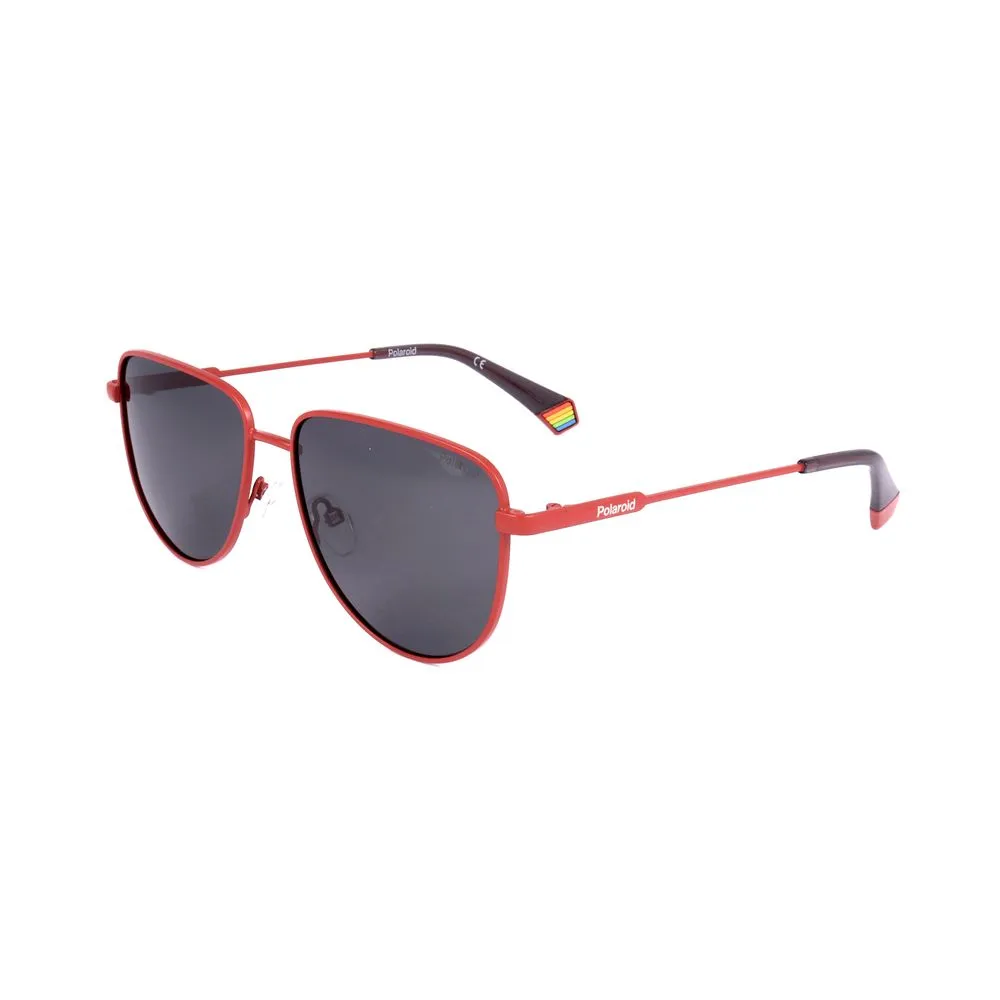 Polaroid Unisex Orange Stainless Steel Sunglasses