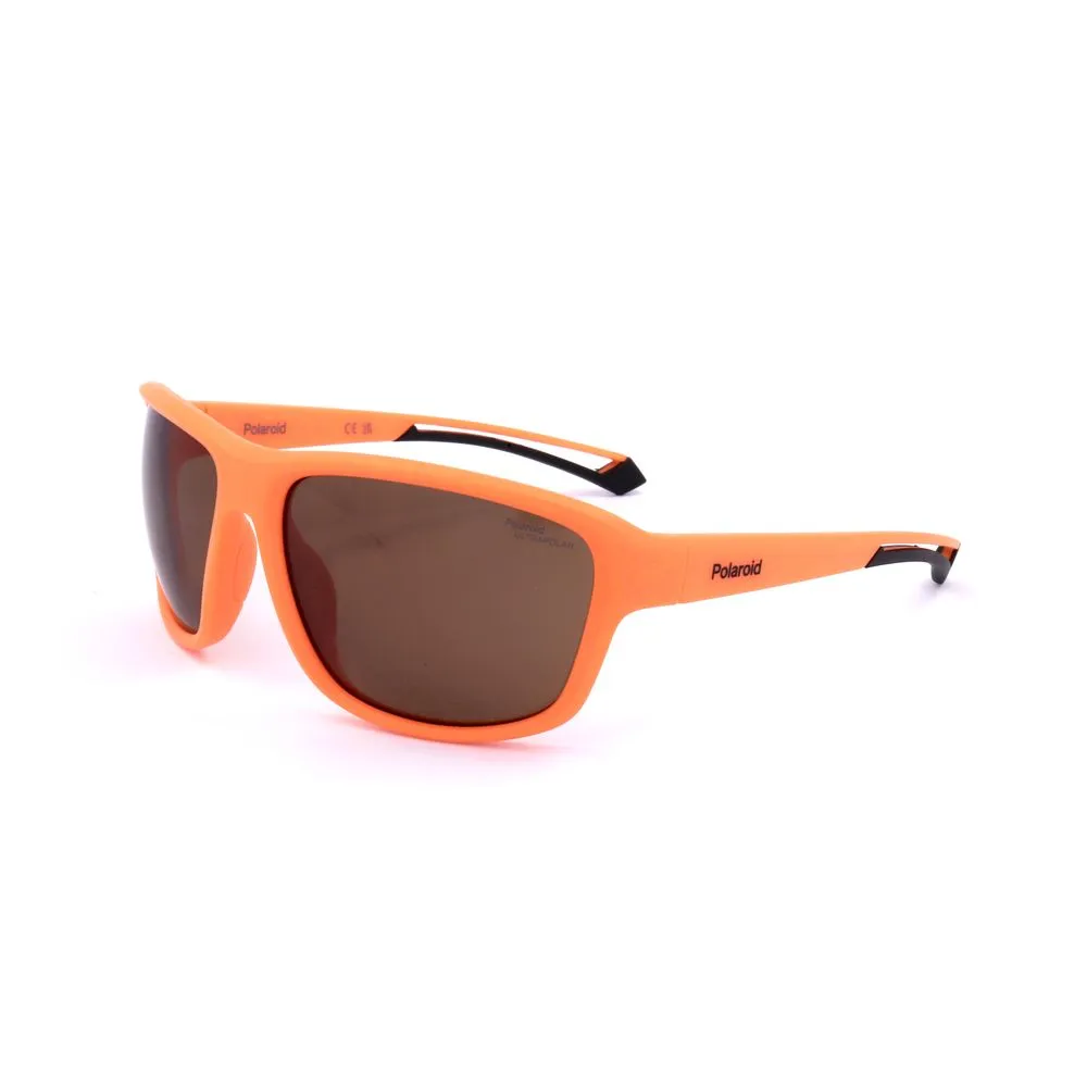 Polaroid Unisex Orange Resin Sunglasses