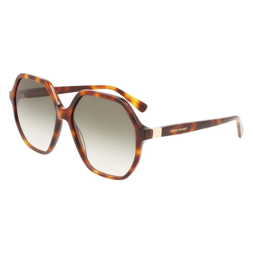 Longchamp Women's Brown Acetate Sunglasses