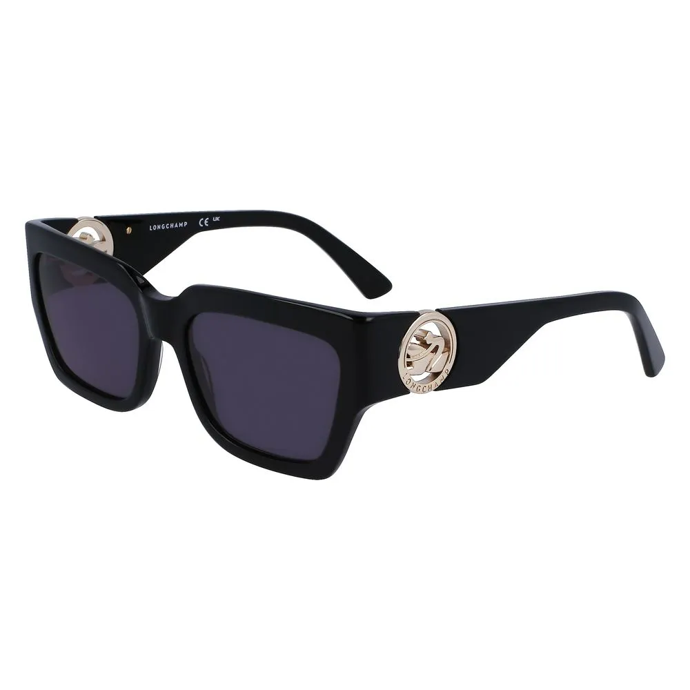 Longchamp Women's Black Acetate Sunglasses