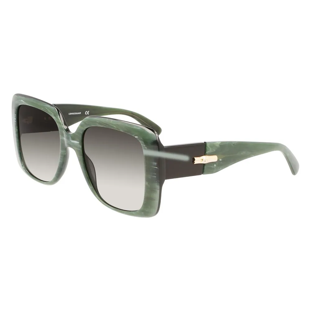 Longchamp Women's Green Acetate Sunglasses