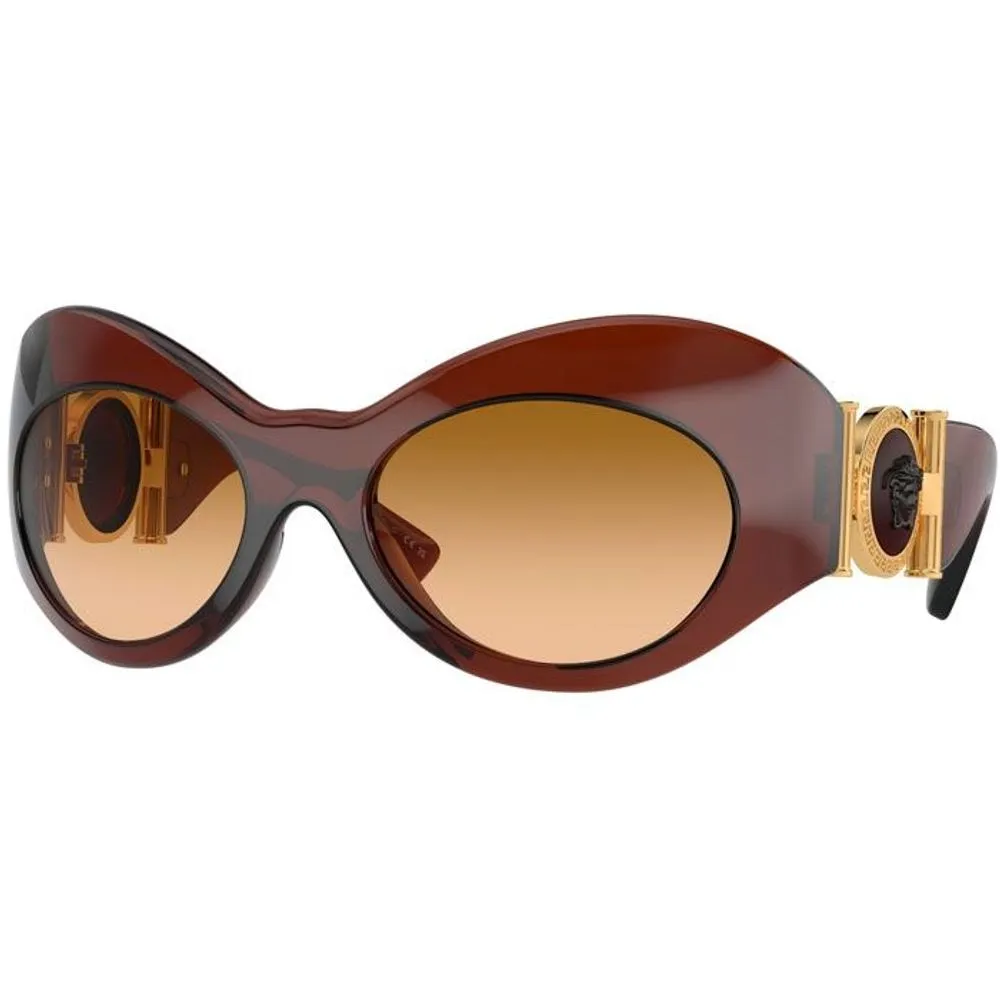 Versace Women's Brown Acetate Sunglasses