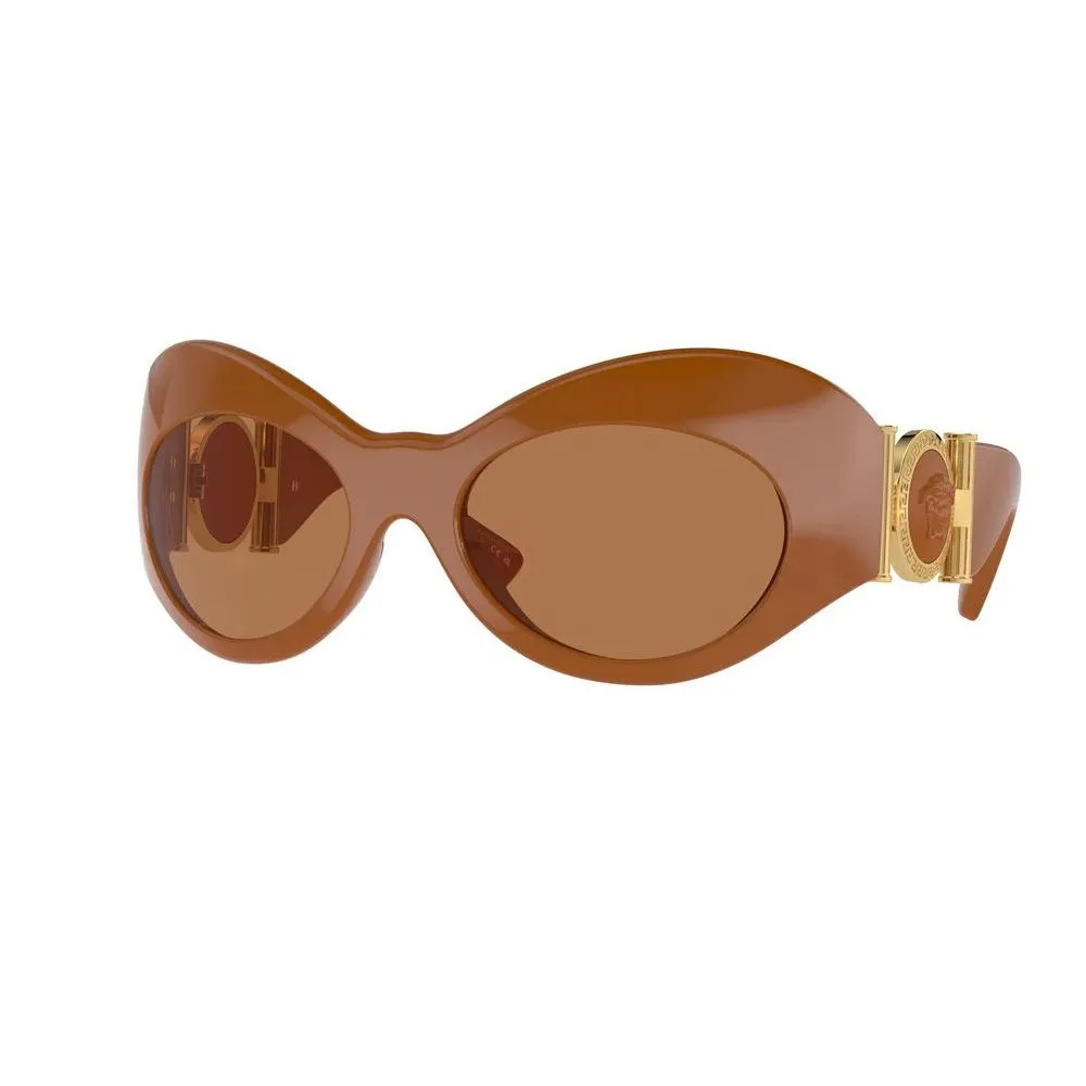 Versace Women's Brown Acetate Sunglasses