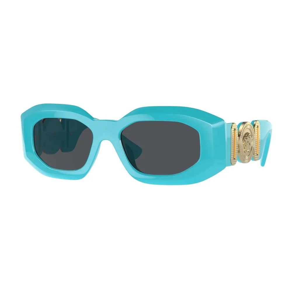 Versace Women's Blue Acetate Sunglasses