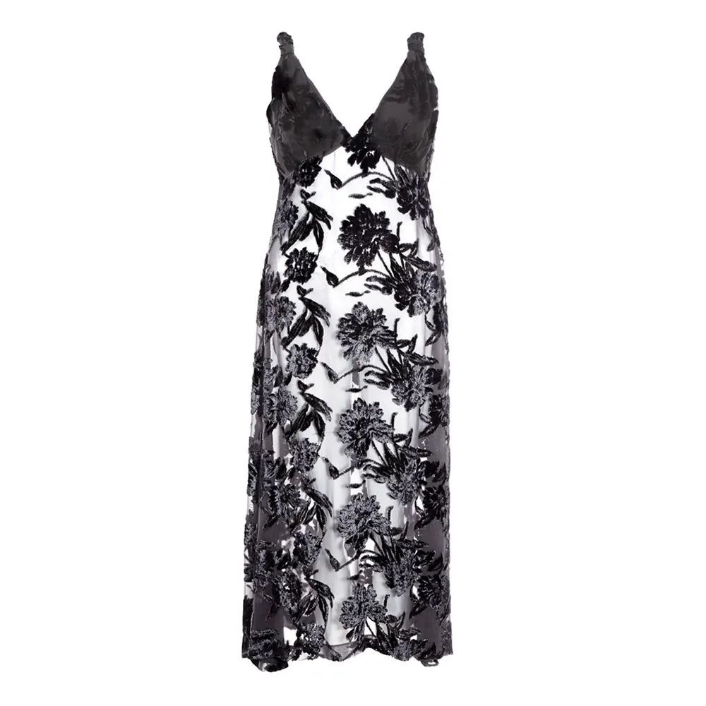 Lardini Women's Elegant Black Viscose Dress