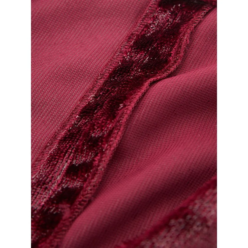 Lardini Women's Elegant Bordeaux Polyester Dress by Lardini