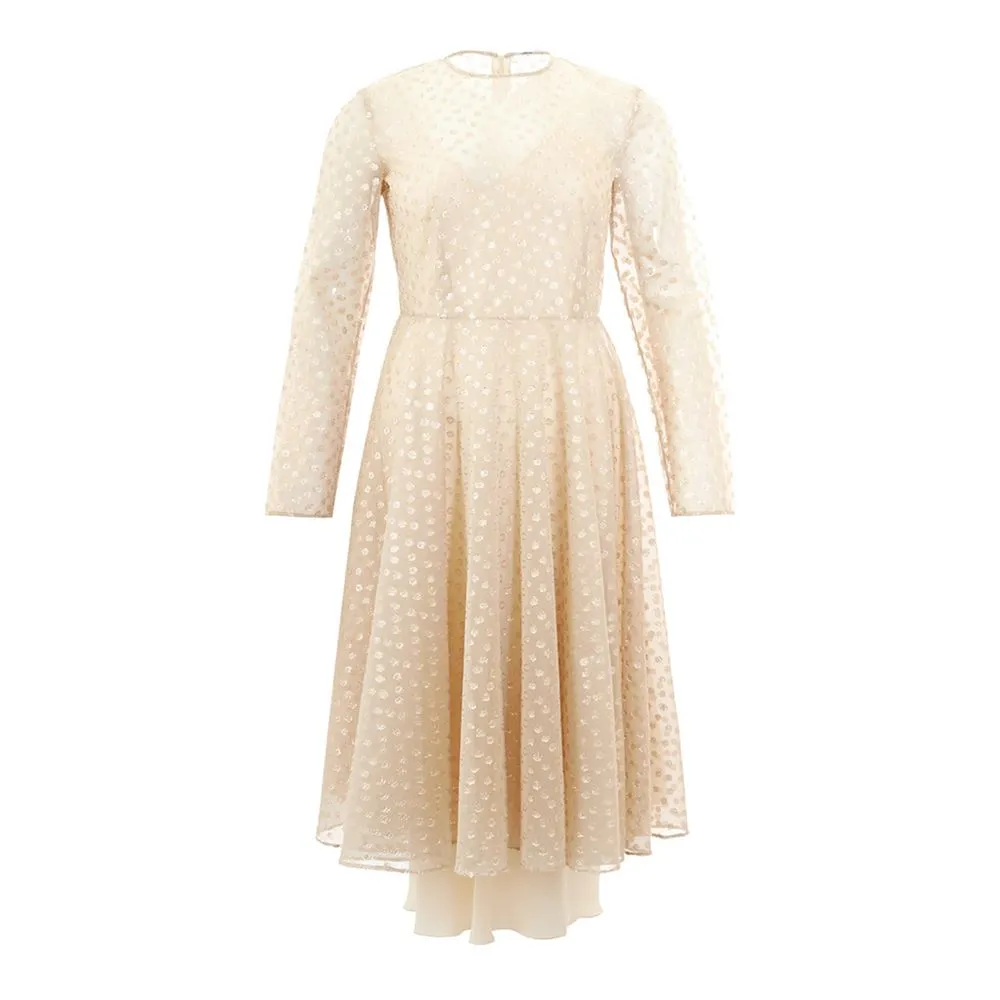 Lardini Women's Beige Cotton Elegance Dress