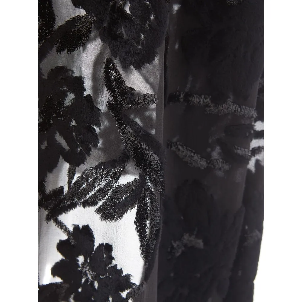 Lardini Women's Elegant Black Viscose Dress