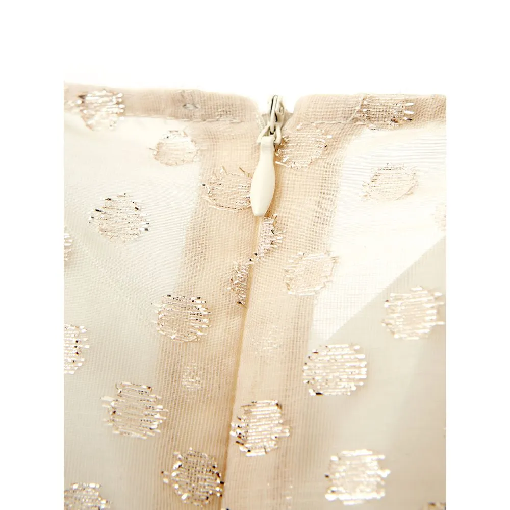 Lardini Women's Beige Cotton Elegance Dress