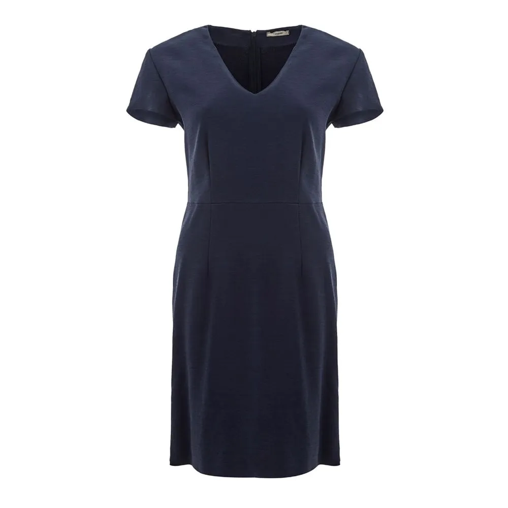 Lardini Women's Elegant Blue Viscose Dress Perfect for Every Occasion